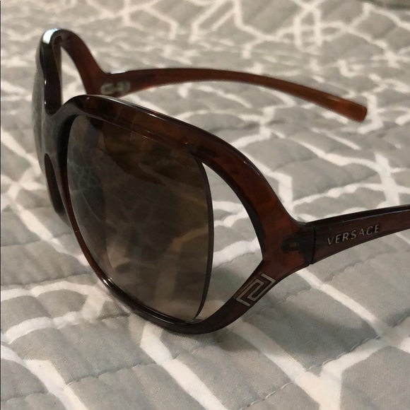 Authentic Versace MOD 4114 Women Brown Sunglasses - Picture 5 of 12